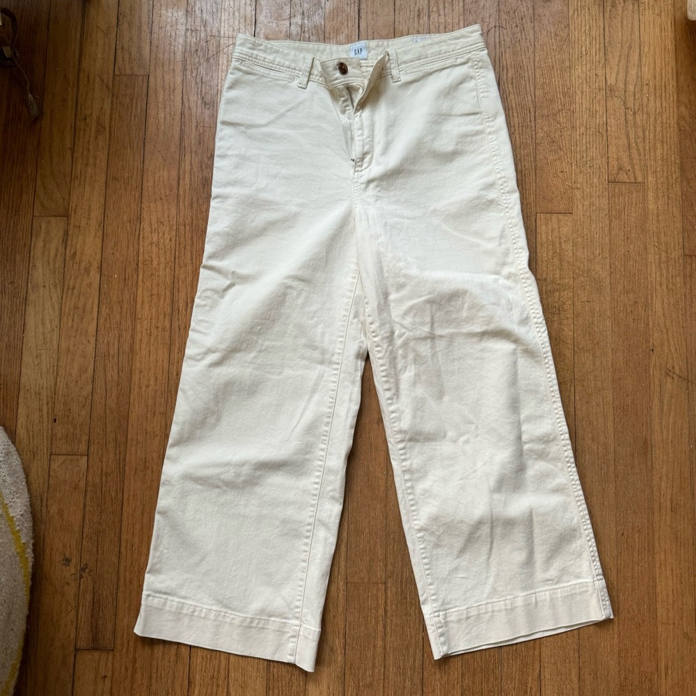 Gap high rise wide leg pants size 12